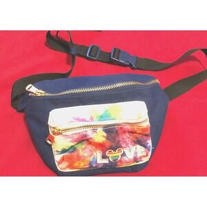 Disney - Rainbow "LOVE" Mickey Collection - Travel - Fanny Pack - Canvas - Zip